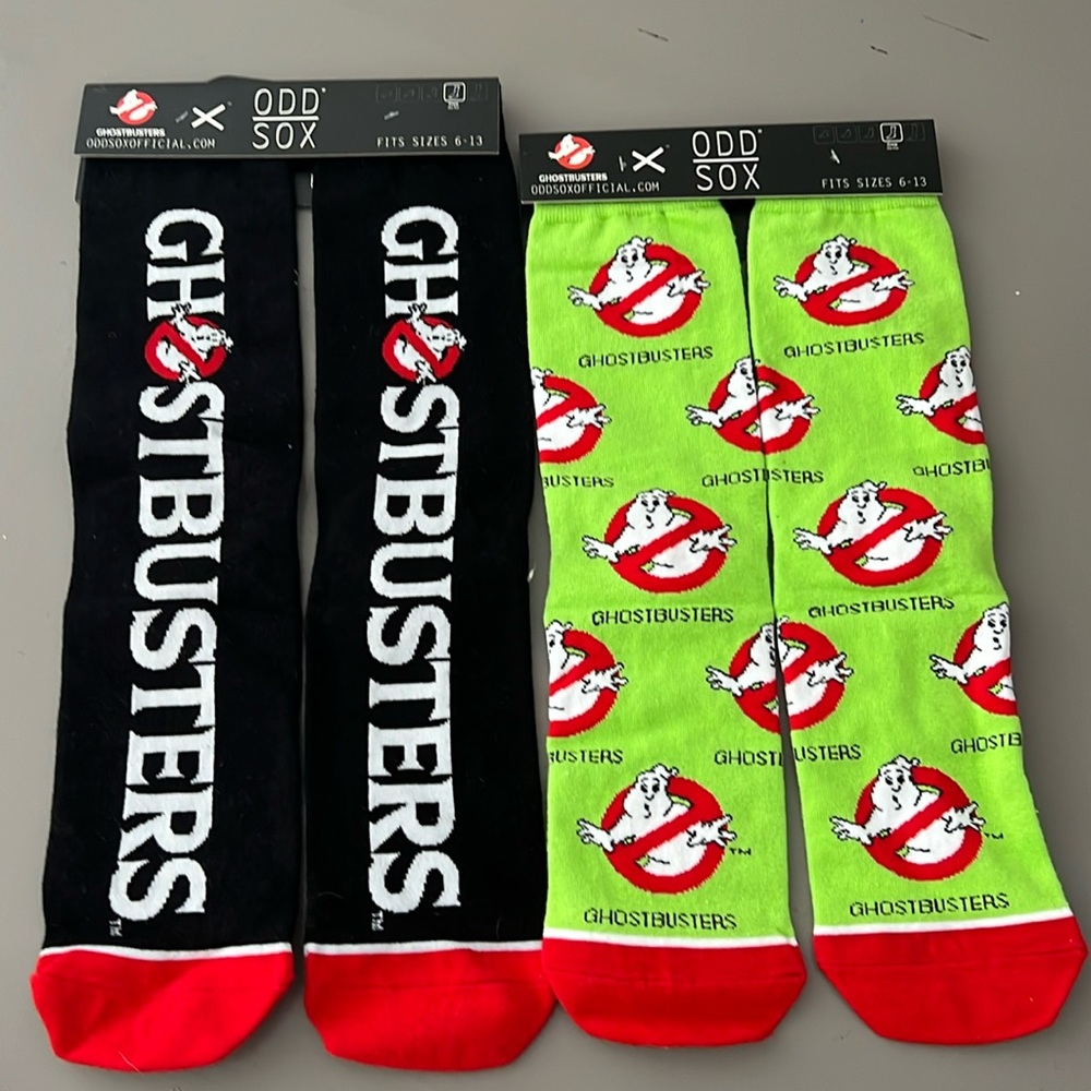 Odd Sox - Crew - Ghostbusters size 6-13